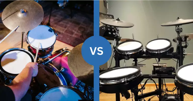 acoustic drums vs electronic drums